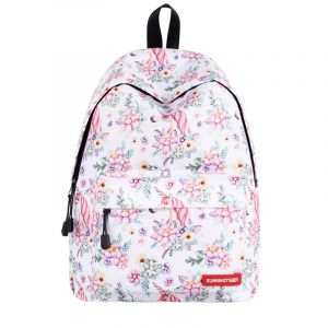 Ryggsäck med enhörning och blomma - Skolryggsäck Tjejeryggsäck