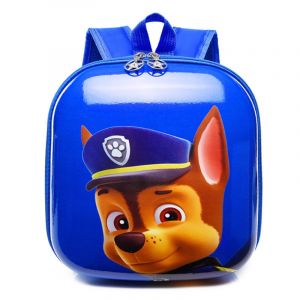 Patrol Square Hard Shell skolväska - Blå - Ryggsäck för barn Ryggsäck