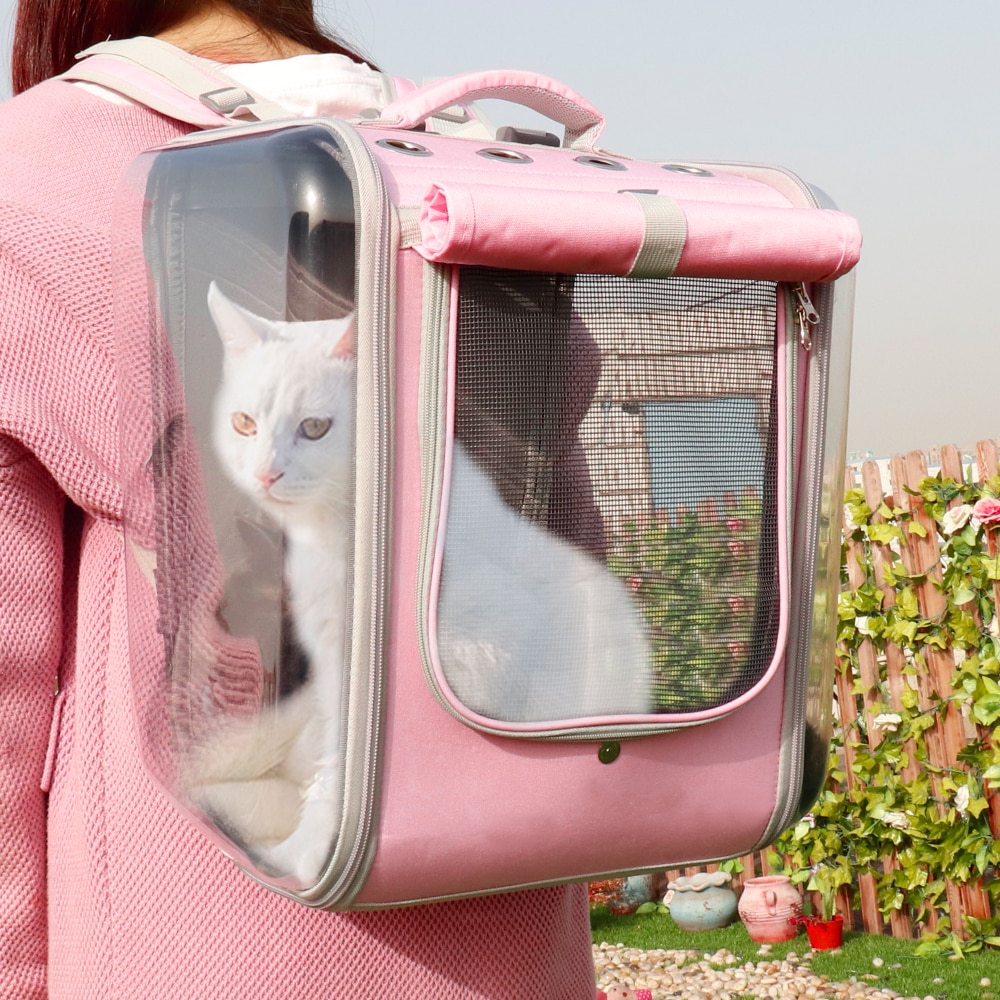 Andningsbar ryggsäck för katter - Cat Dog