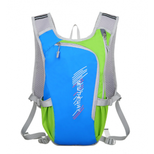10L blå och grön Isothermal Hydration Backpack med justerbara remmar