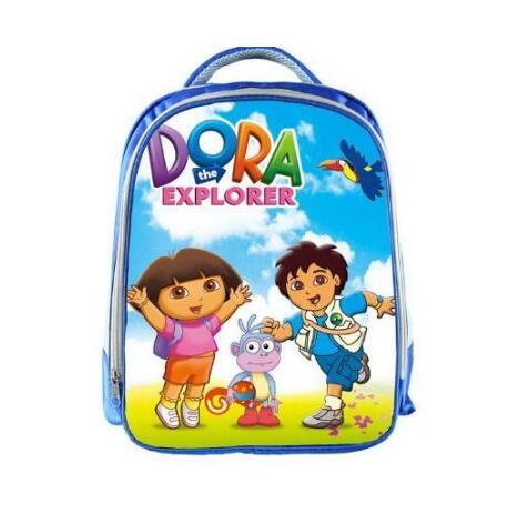 Dora, Babouche och Diego skolväska - Dora the Explorer Cartoon