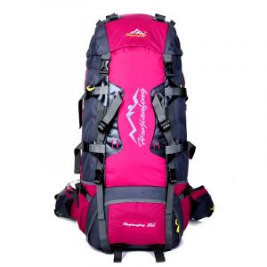Stor vandringsryggsäck (80L) - Rosa - Vandringsryggsäck
