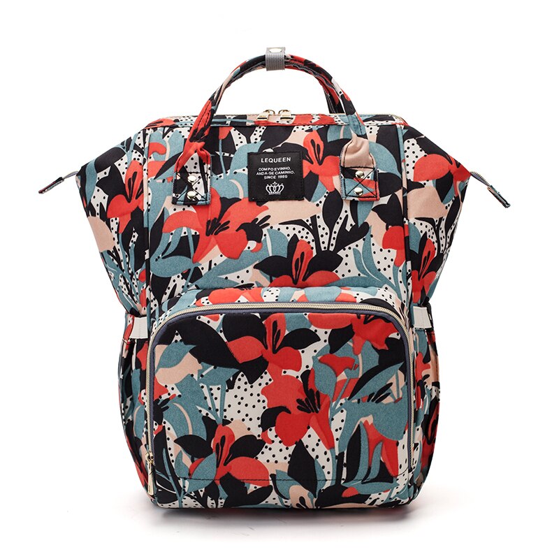 Väska För Skiftbyte Med Retrolook Retro Stil Blöjväska - Svart - Blöjväska