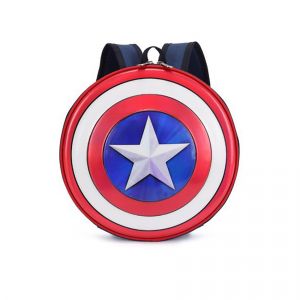 Captain America Miniryggsäck för barn - Blå - Captain America The Shield