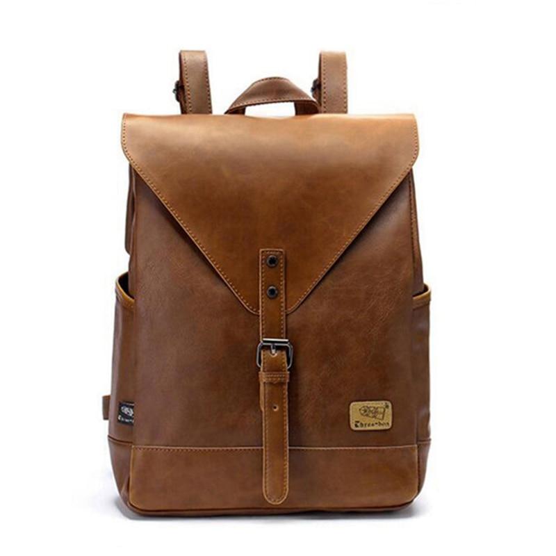 Elegant Laptopryggsäck I Veganskt Läder För Kvinnor Kvinnors Eleganta Ryggsäck I Läder - Orange - Ryggsäck Skolryggsäck