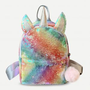 Enhörning glitter ryggsäck - Ryggsäck Handväska
