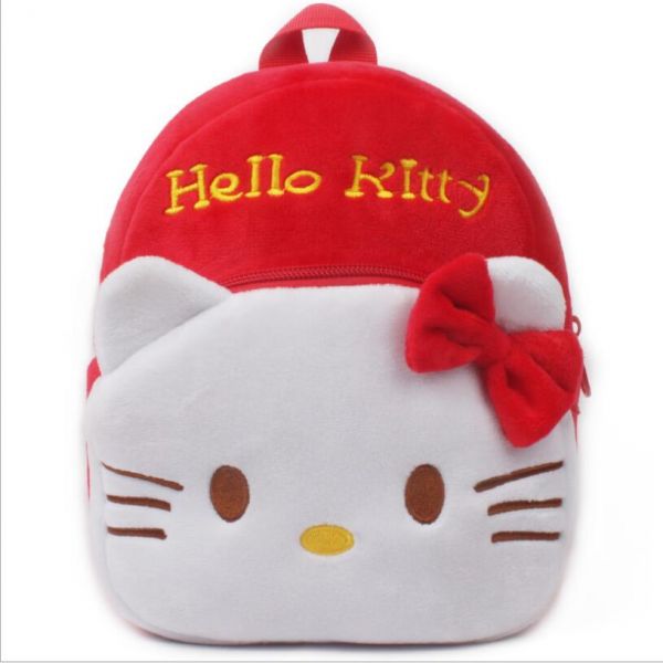 Hello Kitty Plush Ryggsäck För Barn - Röd - Skolryggsäck Ryggsäck För Barn