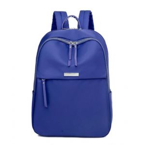 Kvinnors preppy oxford-ryggsäck - Blå - Ryggsäckar