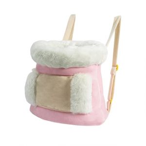 Mjuk och varm kattryggsäck - Rosa - Katt Hund