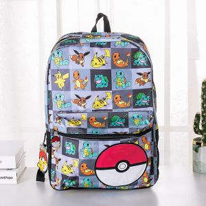 Pokémon Go Ryggsäck för barn - Grå - Pokémon GO skolryggsäck