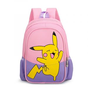 Ryggsäck med Pikachu-tryck för barn - Lila - Skolryggsäck Ryggsäck Ryggsäck