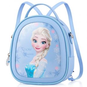 Snow Queen liten ryggsäck för flickor - Blå - Elsa Handbag