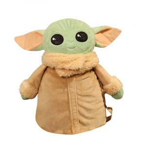 Star Wars Yoda plyschryggsäck - gult plyschdjur