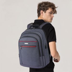 Multifunktionell ryggsäck - Blå - Ryggsäck