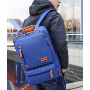 Sleek datorryggsäck - Blå - Messenger Bag