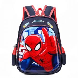Rolig Spider-Man skolryggsäck med design på framsidan