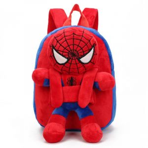 Spider-man ryggsäck med plysch bakom