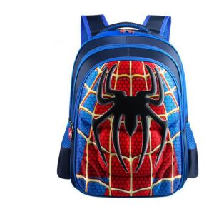 Spider-Man-ryggsäck med förvaring och design på framsidan