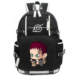 Gaara ryggsäck från Naruto Uzumaki svart med frontdesign