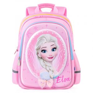 Elsa snödrottningen Ryggsäck rosa med vit bakgrund