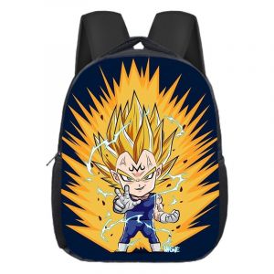 Dragon Ball Z Majin Vegeta ryggsäck orange mönster