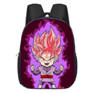 Dragon Ball Super Son Goku saiyen ryggsäck rosa