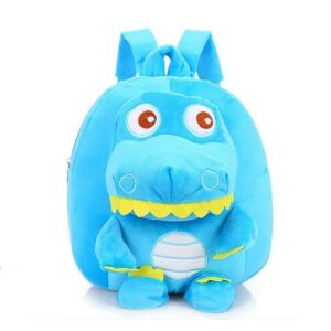 Lilliputian Dinosaur Fleece ryggsäck blå