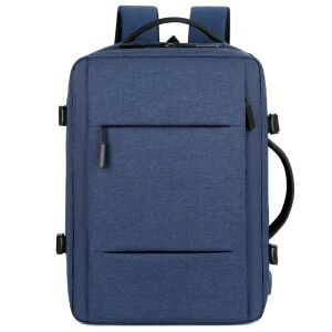 Ergonomisk ryggsäck för resor blå