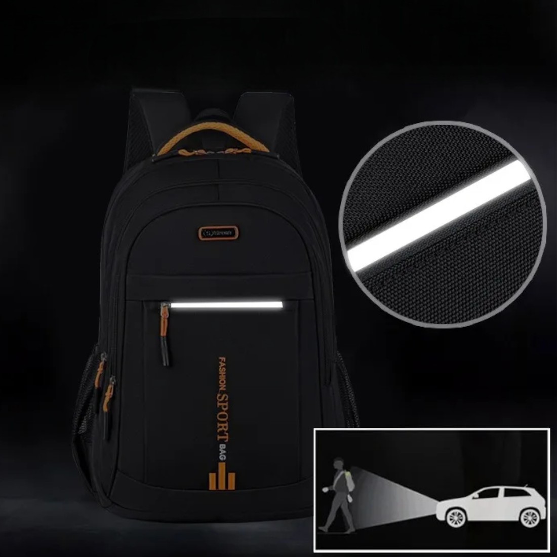 Ergonomisk Skolryggsäck Barn Med Reflexband