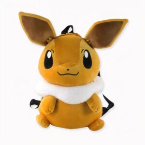 Craquez pour ce sac à dos Pokémon Evoli en peluche, votre enfant sera ravi de l'avoir comme compagnon. Avec son aspect mignon et son côté peluche douce, il sera idéal pour transporter le petit nécessaire du quotidien. Encouragez votre enfant à partir à l'aventure comme Sacha et ses amis fidèles.