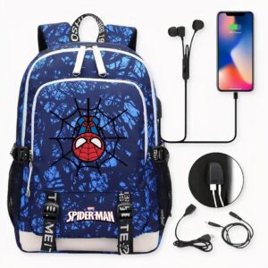 Découvrez ce modèle de sac à dos Spiderman avec chargeur, idéal pour les enfants dès 6 ans. Il pourra contenir parfaitement ses affaires. De plus, il permet de recharger des appareils électroniques compatibles. Parfait pour ceux qui souhaitent l'utiliser pour l'école ou les trajets en voiture si vous partez en vacances.