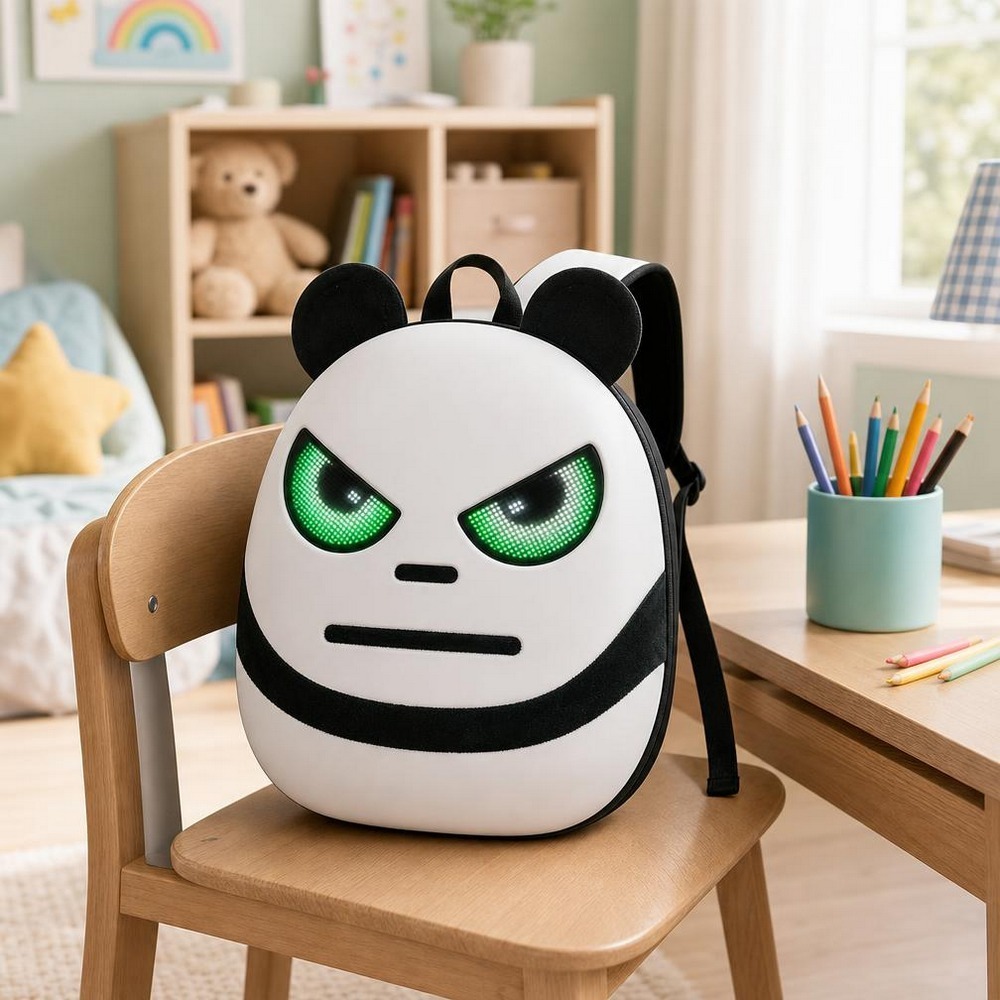 Led-Ryggsäck För Barn I Form Av En Panda - Bild 4